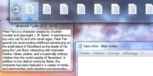 Barre de collage