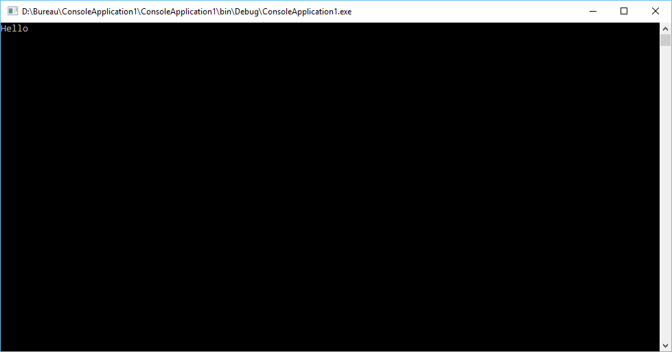 Console app